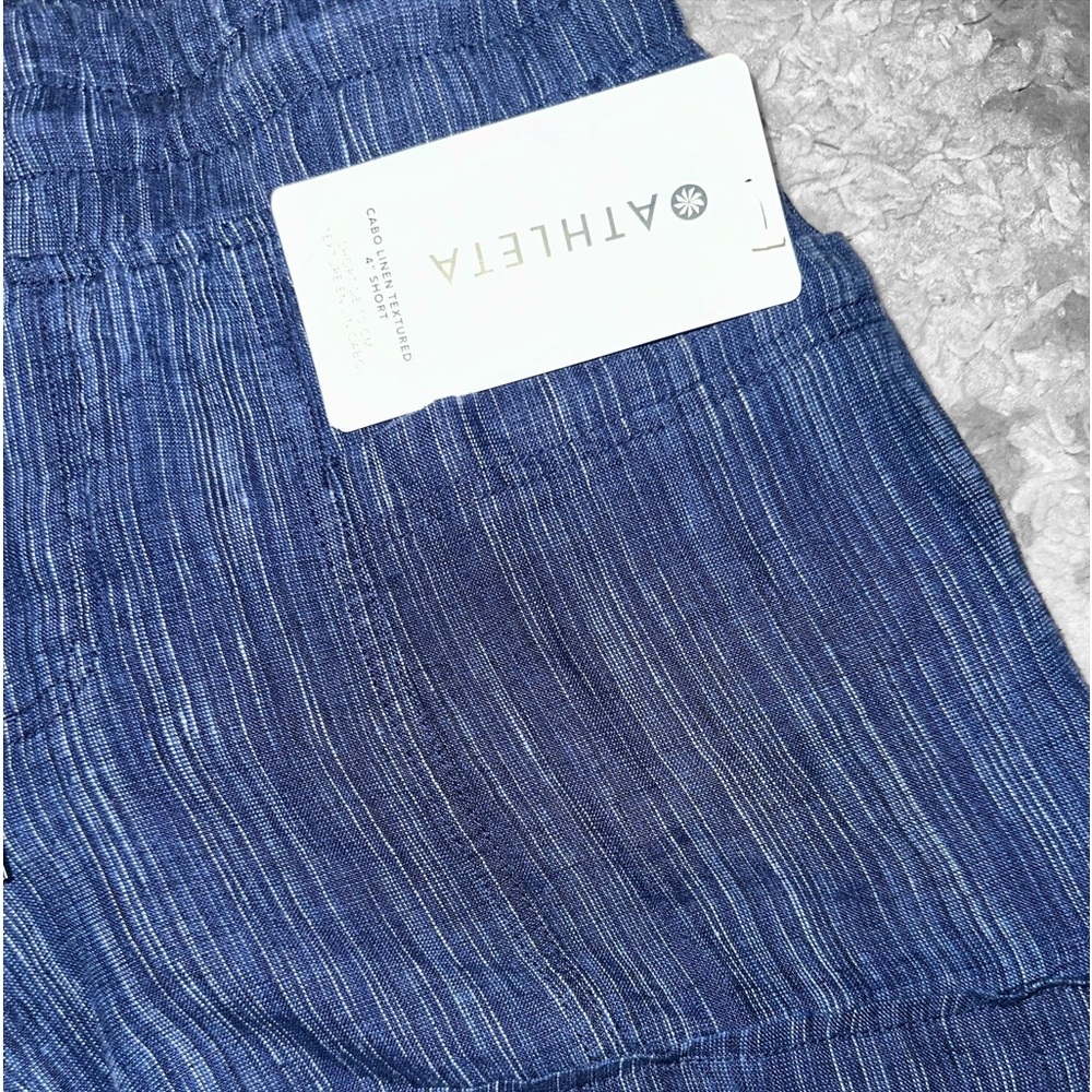 NWT Athleta Cabo Linen 4” Short - Picture 8 of 9